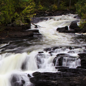 The York River powers its way through Egan Chutes Provincial Park near Bancroft Ontario.